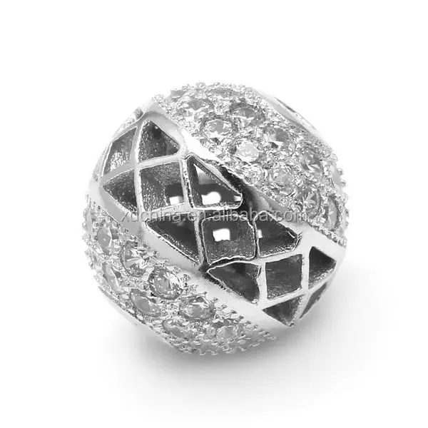 p692 (4) hollow fancy beads