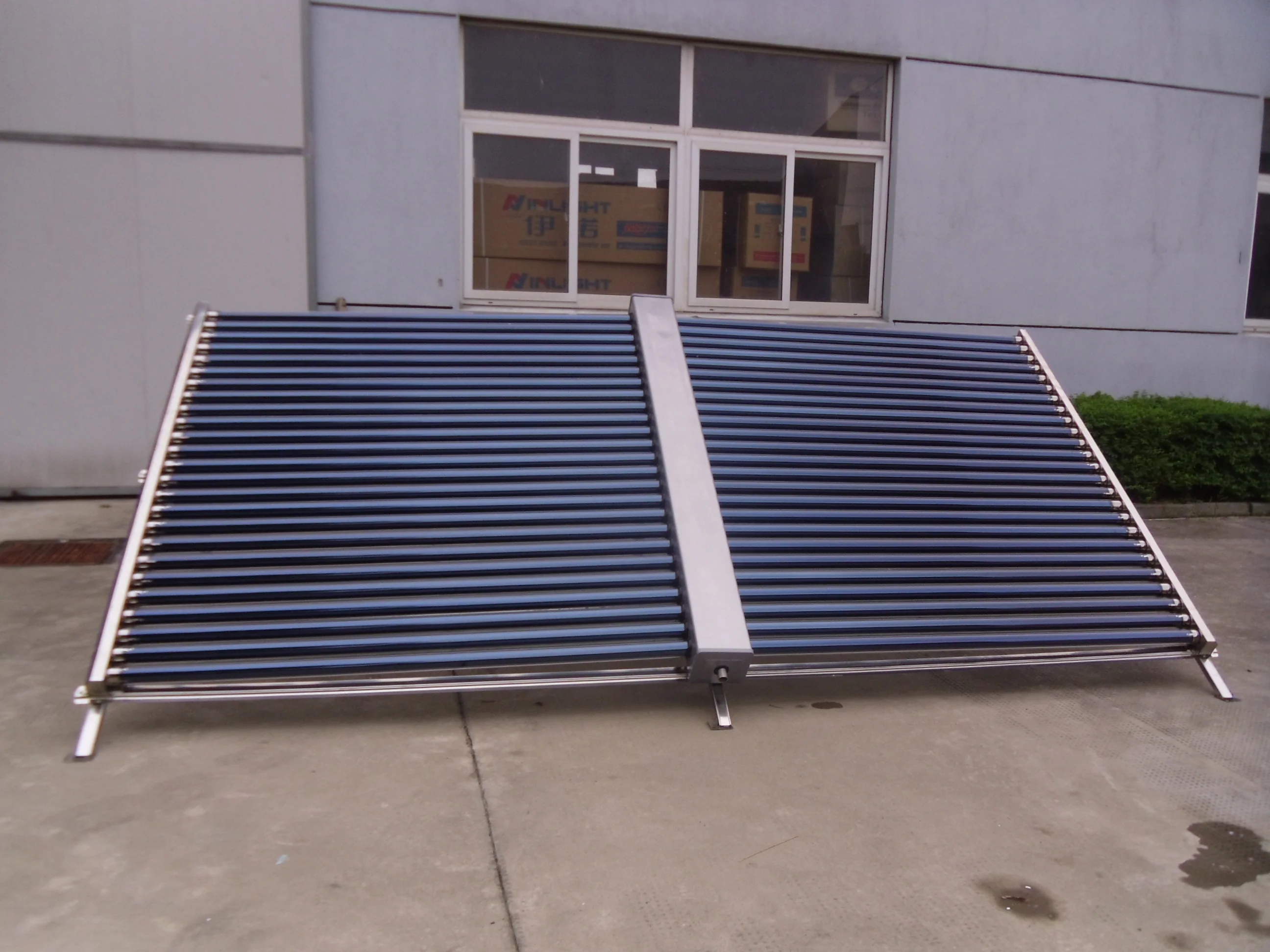 50tubes Butterfly Type evacuated tube solar collector