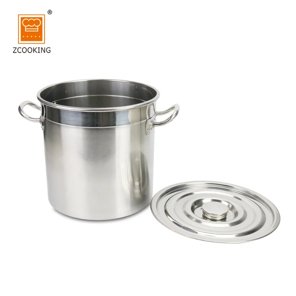 High Quality 20 Liter Stainless Steel Large Soup Cooking Stock Pot With Factory Price