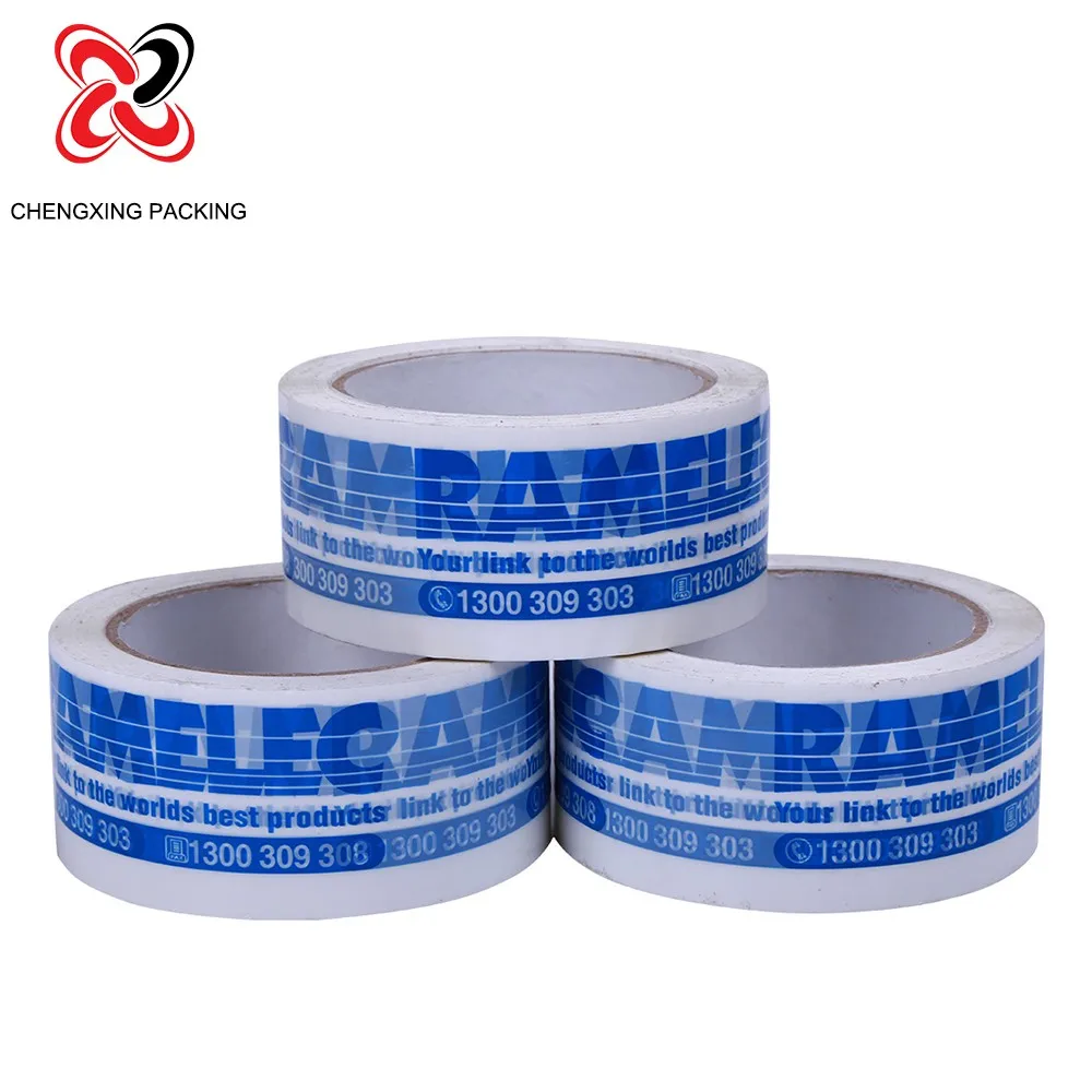 Wholesale Branded Custom Logo Printed Personalized Design Packing BOPP Tape Company LOGO Label