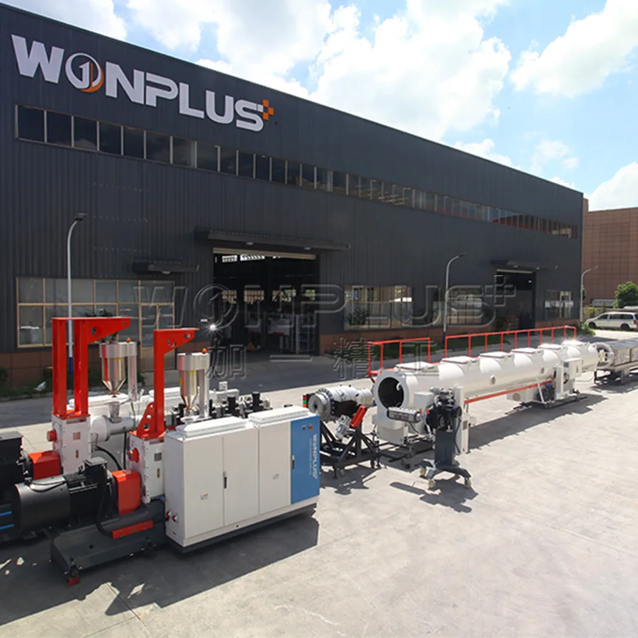 
WONPLUS 355-800mm PP PE HDPE plastic pipe production line plastic pipe making machine 