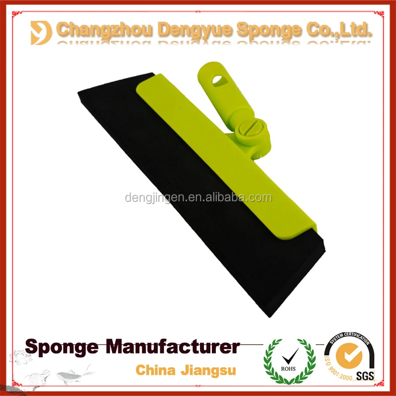 Waterproof construction sites EVA floor cleaning foam rubber squeegee brush