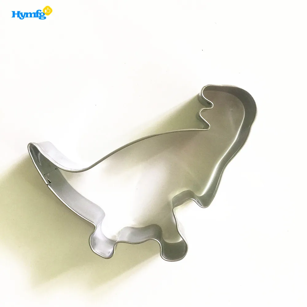 Нержавеющая сталь, металл, изготовленный на заказ, динозавр, печенье, резак