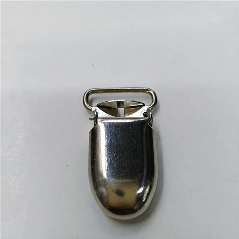 yiwu heavy duty strong 1 Inch metal suspender clip for garment