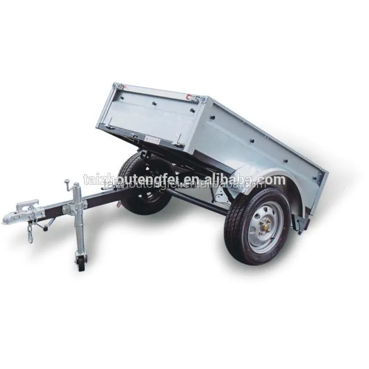 Hign quality trailer for ATV,single axle dumpe trailer,single axle box trailer