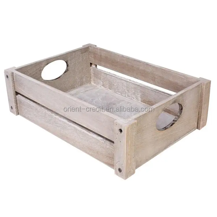 Hot Sale Wholesale Factory Price Natural Wood Box Fruit Crate Wooden Vegetable Crates / Storage Crates/wooden Box