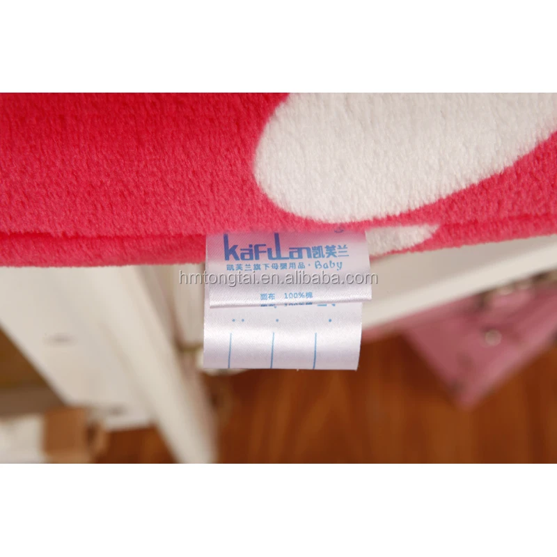 
Flannel coral fleece quilt 3 pieces sets for kindergarten child and baby cute rabbit style 