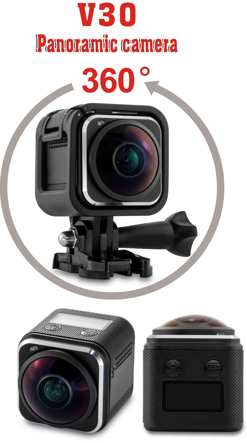панорамная камера с Wi-Fi, камера спорта, камера действия