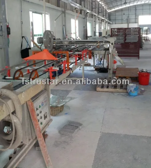 Glass mosaic production machine