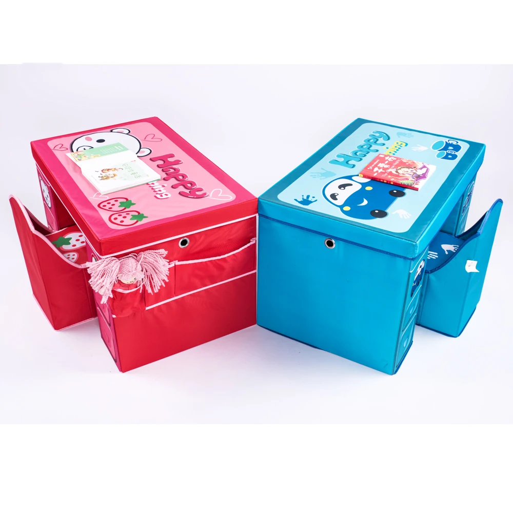 
New Fabric foldable Children storage Tables and Chairs 