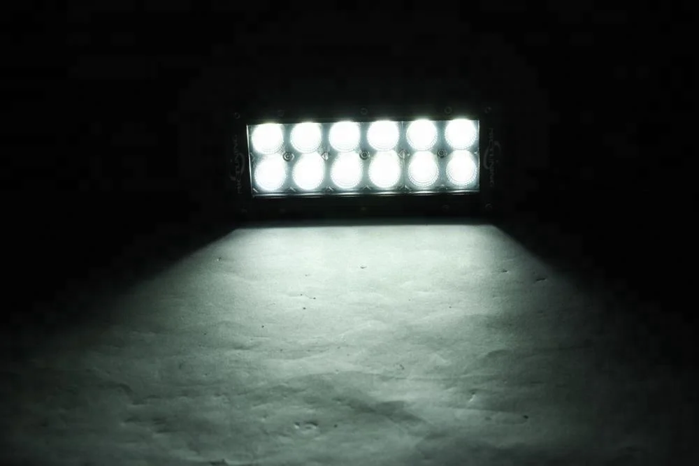 MICTUNING Waterproof 7.5 Inch 36W Flood Led Light Bar for Off-road Jeep ATV UTV SUV Truck