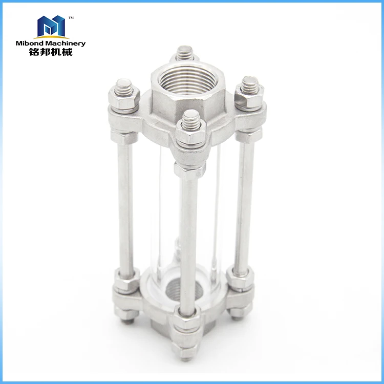 Industrial SS 304 Stainless Steel Female BSP NPT Sight Glass
