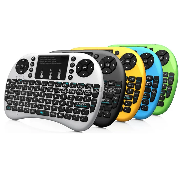 
New design Rii 8 2.4G Mini Wireless Keyboard with LED rii8 black Touchpad for computer,Mobile phone,TV box and PTV 