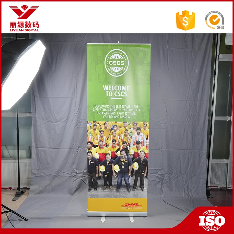 
 Выставка deluxe выдвижной баннер стенд дисплеи  