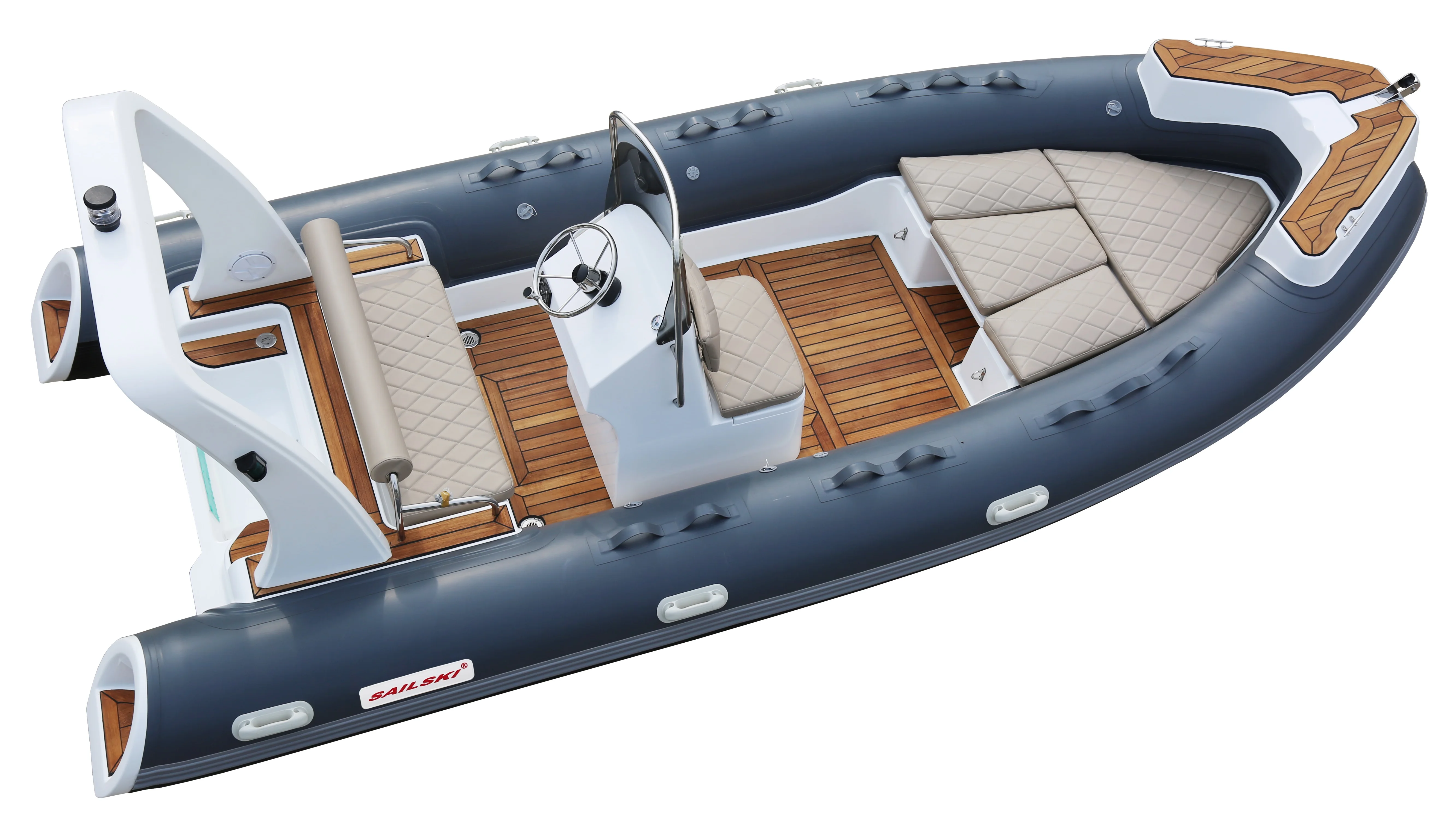 SAILSKI Hypalon rigid inflatable boat 5.5m/18ft, 90hp outboards