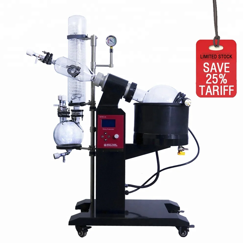 Китай (материк) WTRE-05 5L моторизованный алкоголя вакуумный роторный испаритель Rotovap с 2-летней гарантией цена