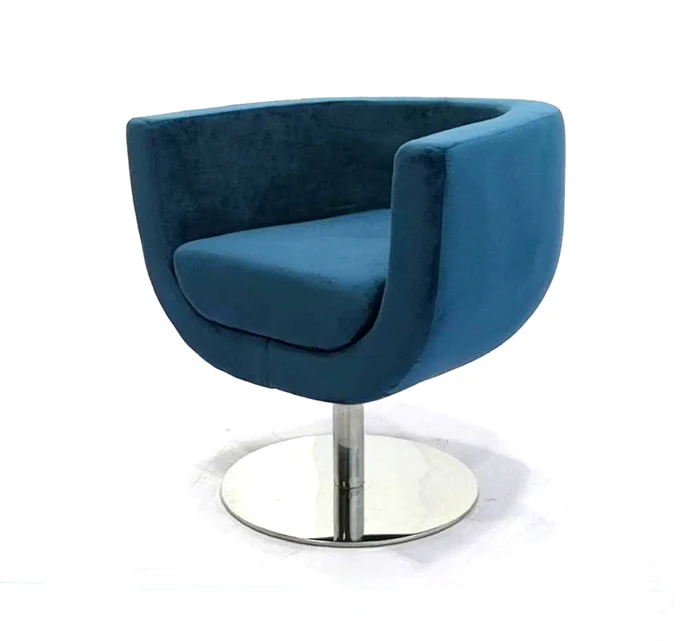 Wholesale high quality home furniture modern lounge chair / Tulip shape swivel chair Nay-200