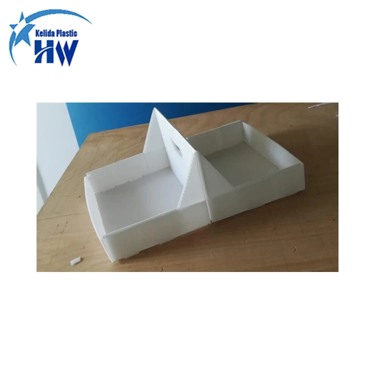 Chinese factory polythene sheet roll polypropylene pp plastic folding corrugated box fluted tray