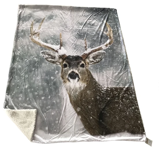 Полиэфирное мягкое Флисовое одеяло с цифровым принтом