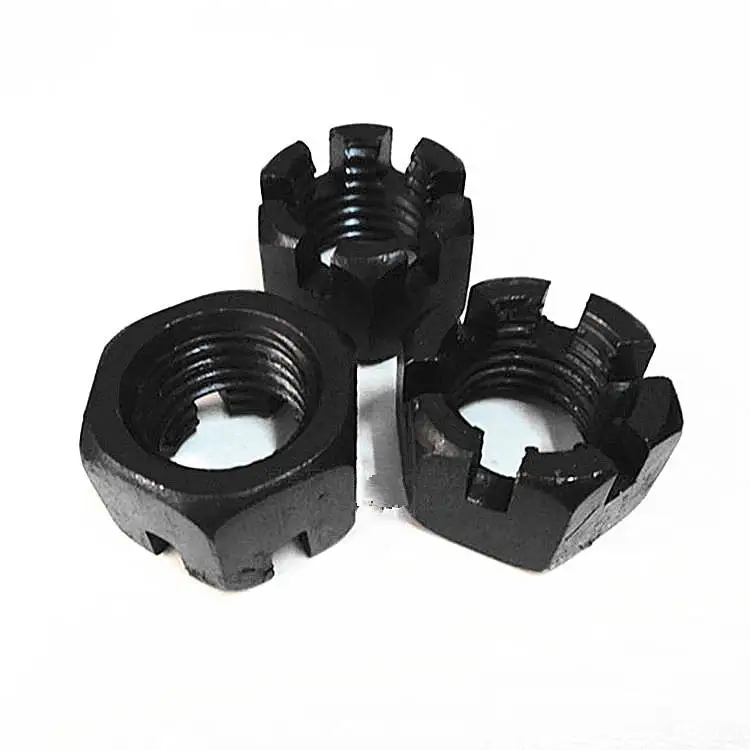 
heavy hexagon slotted nuts,castle nuts DIN 935 
