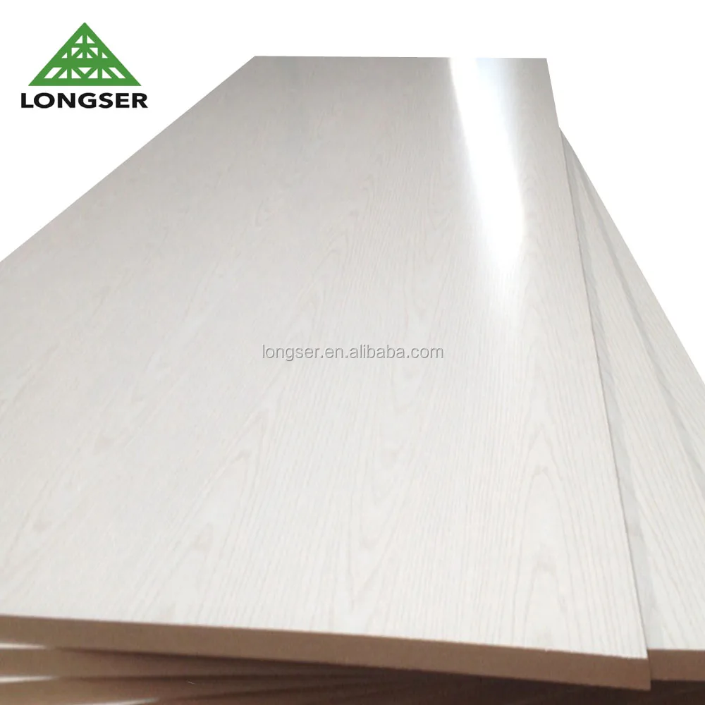 1220*2440mm White Laminated Melamine MDF Board