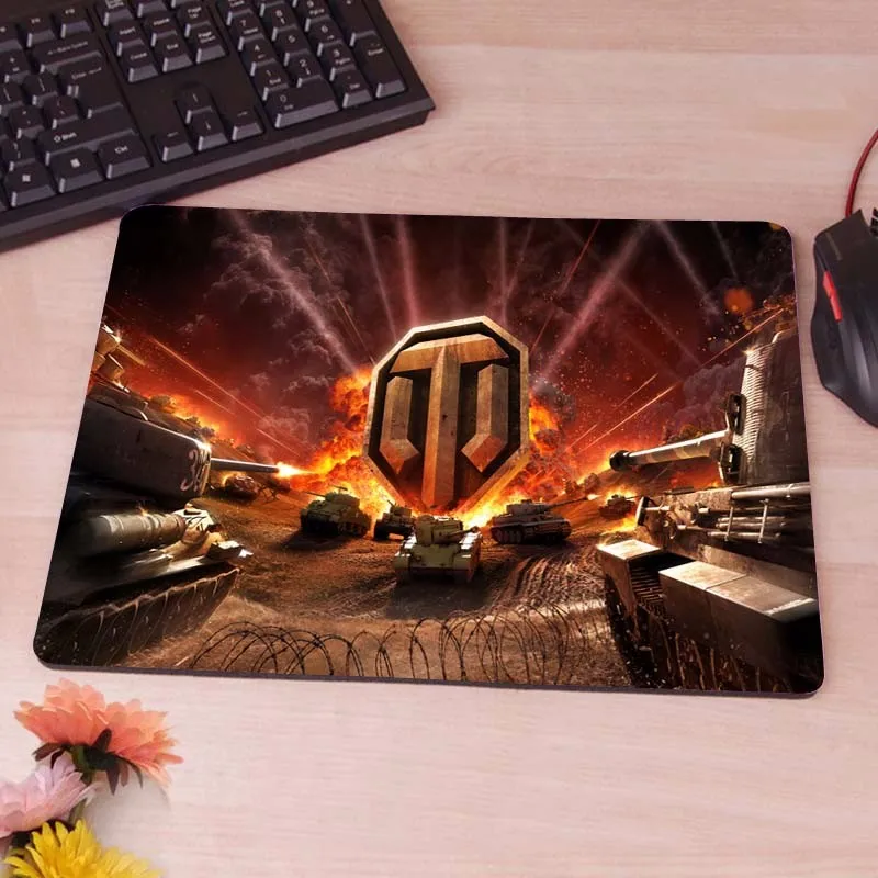 World of tanks mouse pad Fire logo Slim Mouse Pad Pads Speed Up Mice