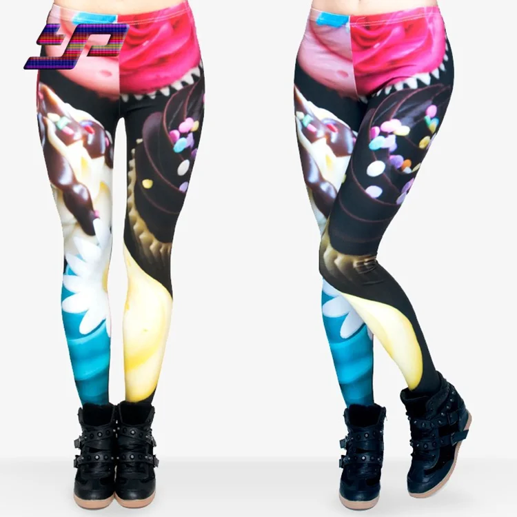 2021wholesale athletic Fashion New Design Slim and Washing Nylon Spandex Women high waisted leggings