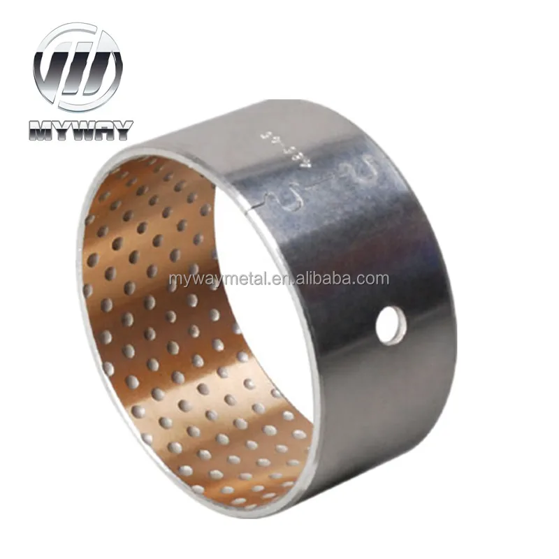 JF800 Oilless Bimetal Sliding Self Lubricating Jiashhan Bearing Bushing