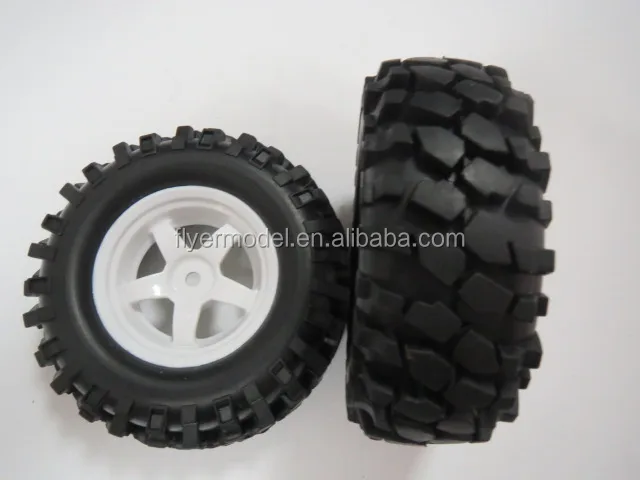 RC Crawling Tires plastic wheels and rubber tyres(210021)