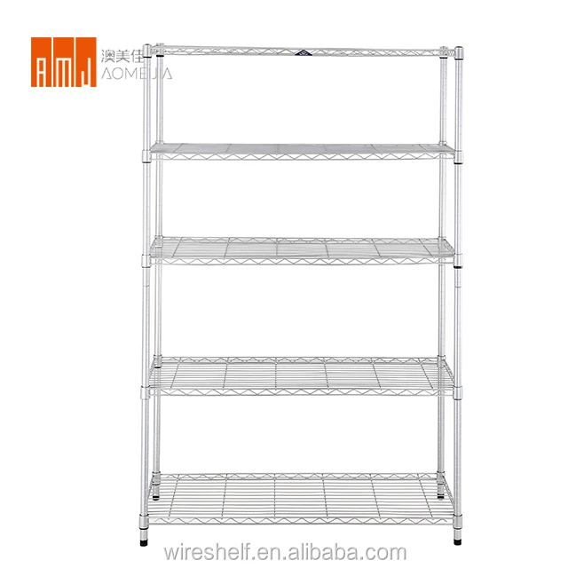 5 Tier Rack Holders Living Room Garage Spare Parts Storage Shelves