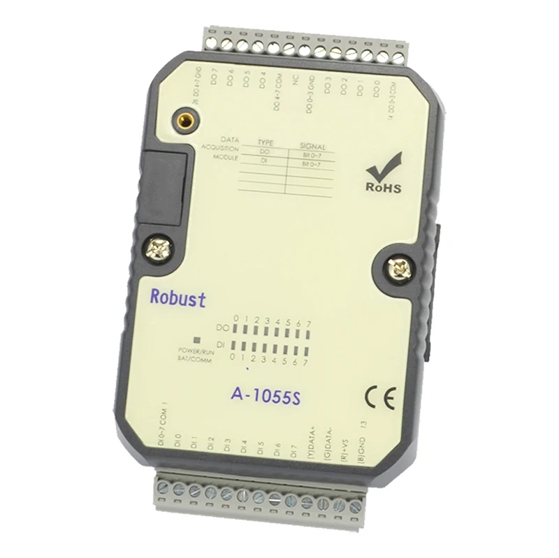 8DI 8DO Digital Modbus I/O Module(A-1055S)