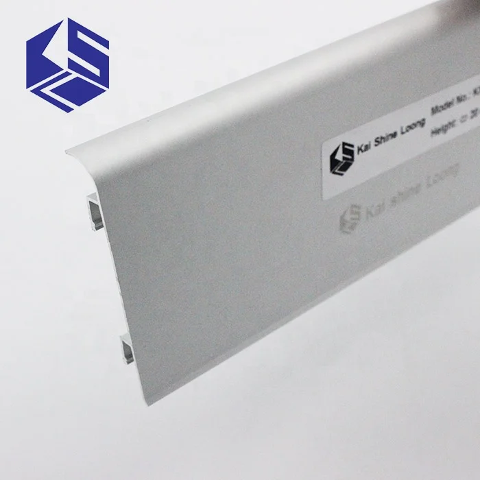 High quality modern style anodize aluminum floor plinth