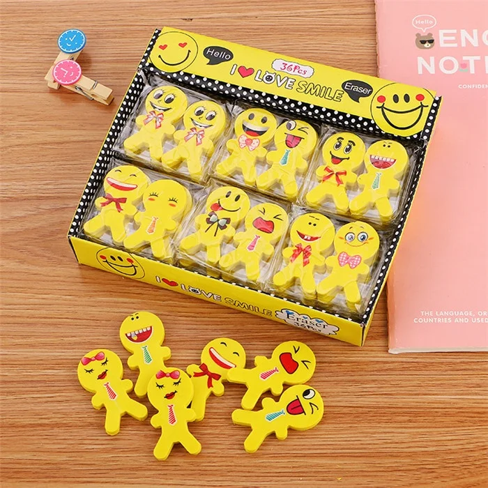 
Creative eraser cartoon laughing baby face eraser rubber gifts student prizes eraser  (62193209256)