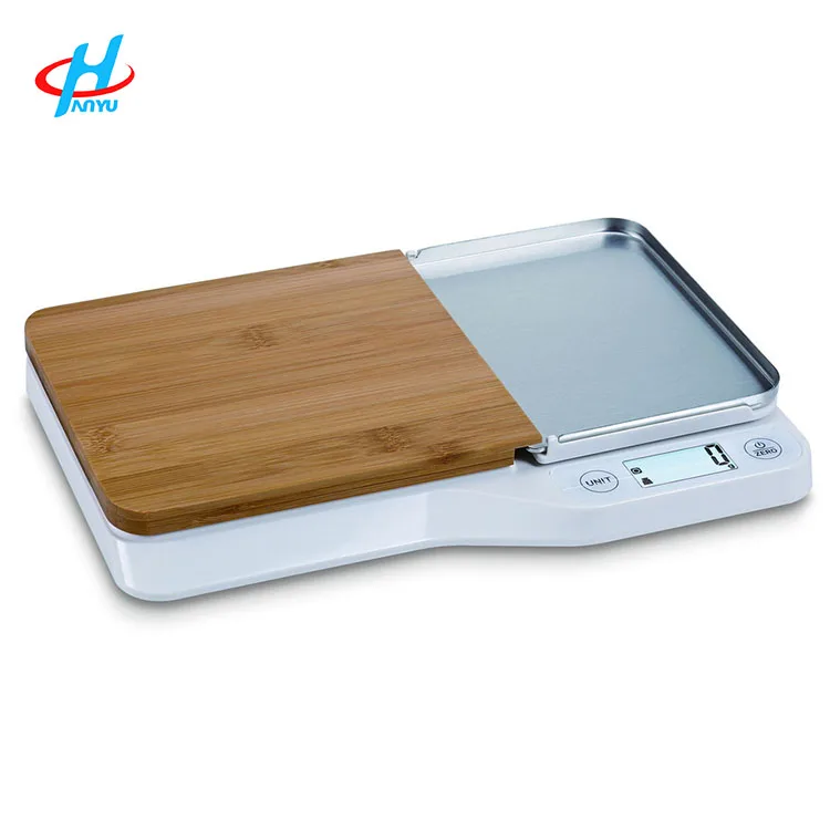 Cutting board with scale digital electronic household kitchen scale