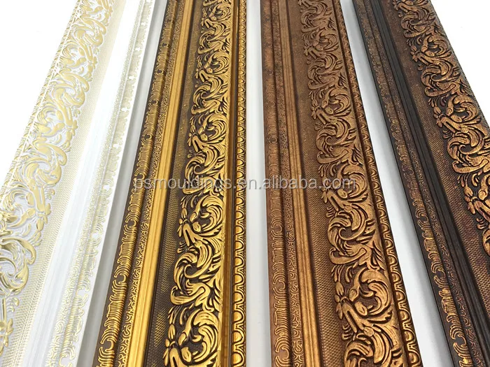 High Quality PS photo plastic decorative frame moulding for painting frame picture frames supplier