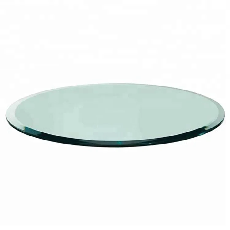 
Hot sale 10 mm round tempered glass table top 