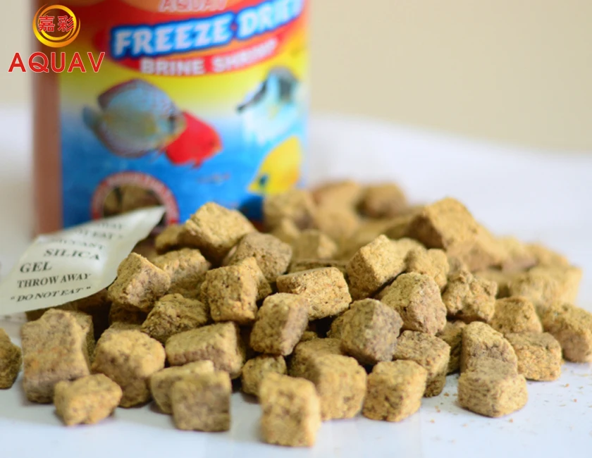 Support customized high-nutrient and high-protein freeze-dried brine shrimp for fish