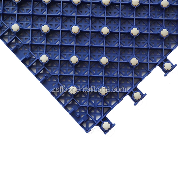 
Outdoor used plastic flooring basketball courts floor tiles for sale 