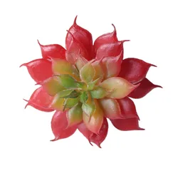 YO CHO Wholesale Green Echeveria Korea Cactus Succulent Plants Picks Wall Cheap Artificial Succulents Set For Amazon Sale