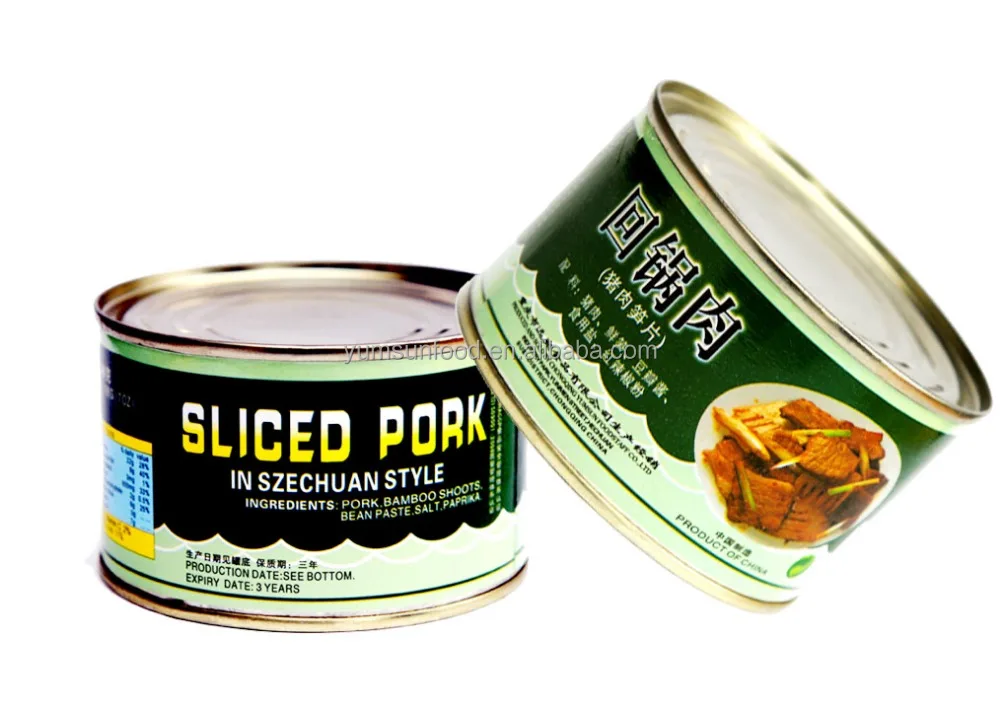 
Sliced pork with bamboo shoots food 