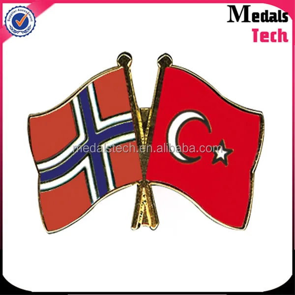 Жесткая эмаль Малайзия и Новая Зеландия дружба флаг металлический лацкан