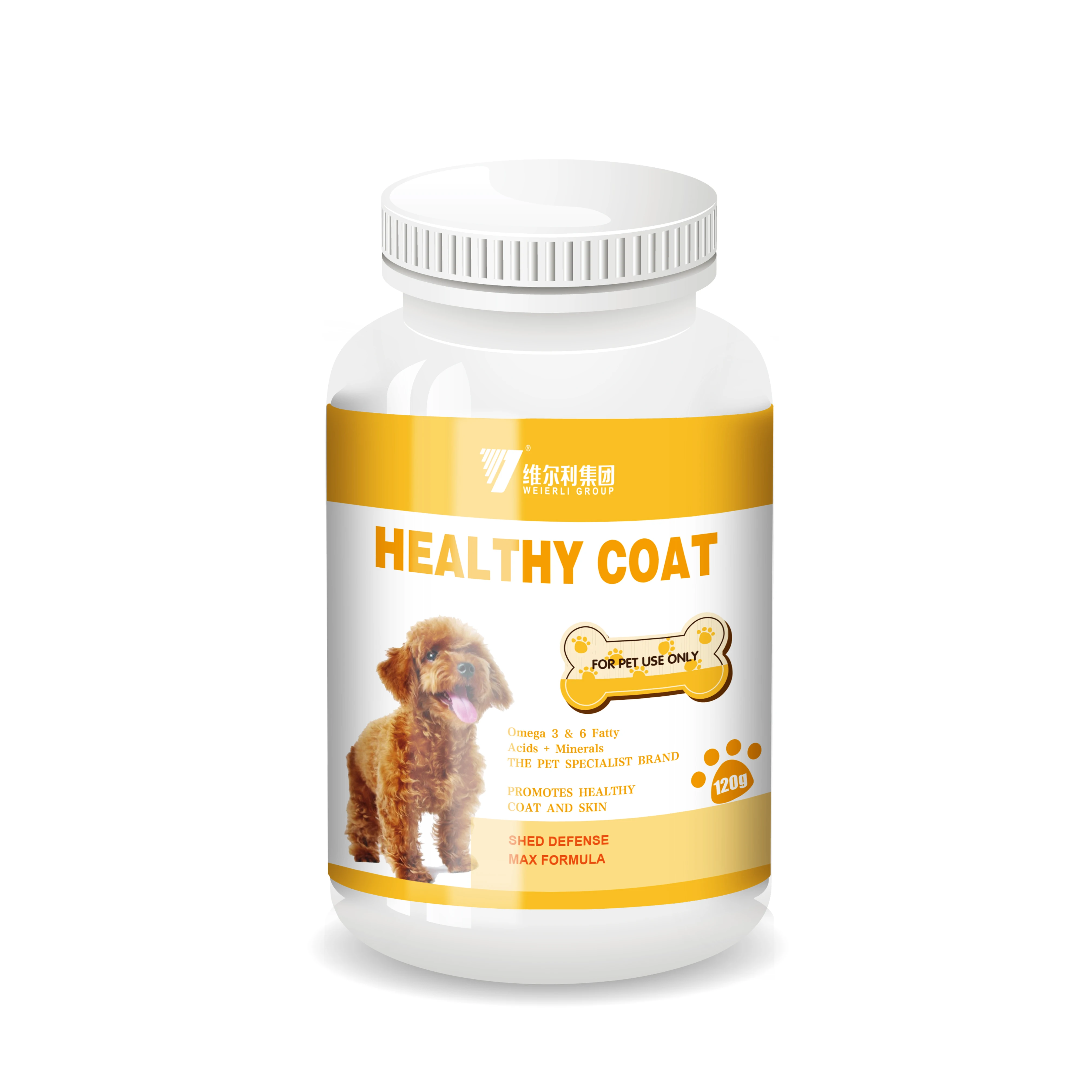 
Healthy Coat Omega 3 & 6 supplements for dogs private label factory wholesale 