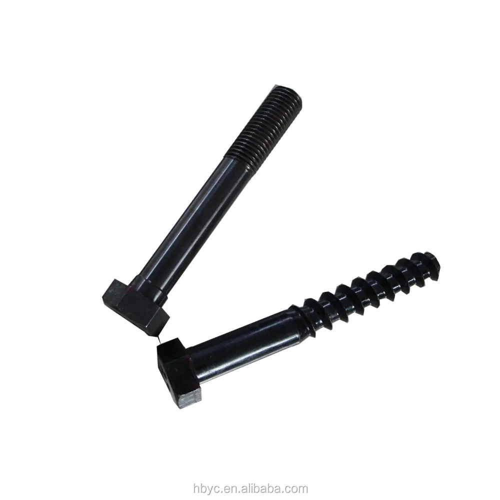 railway fastener rail sleeper coach screw spike,Tirefond for railway