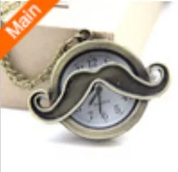 Новый дизайн, винтажные карманные часы из сплава с усами для мужчин и женщин, сделано в Китае, оптовая цена! Прямые продажи с завода