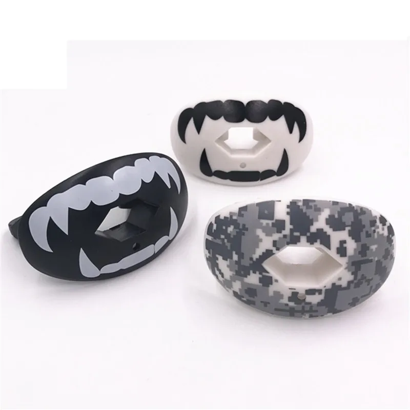 Airflow Mouth Guard Mouth Piece AFL American Football Rougby & High Impact Sports Offers Lip Protection with Helmet Strap