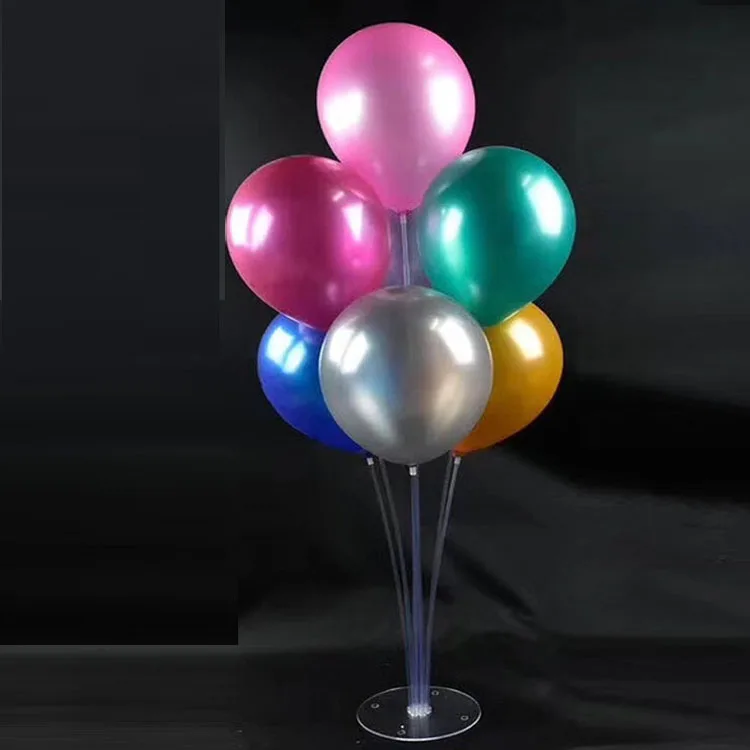 70cm Plastic Clear Bases with Sticks Table Balloon Stand for Birthday Party decoration Reusable Clear Balloon Holder