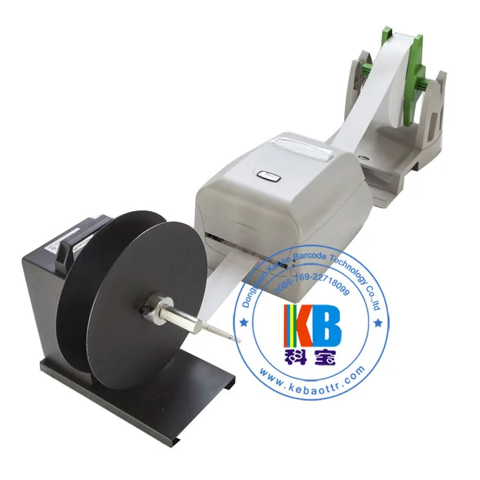 Adhesive stripper rewinding label sticker automatic counter label printer rewinder