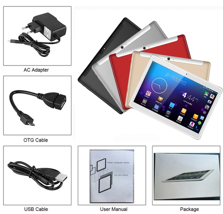 quad core tablet 10 inch build in 2GB RAM 4g call smartphones