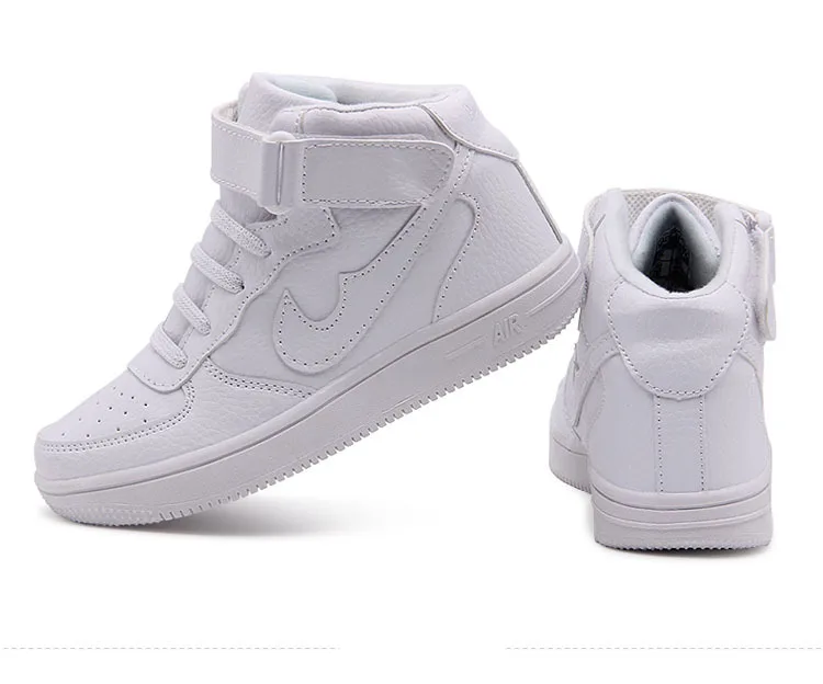 
china Fashion Design Kids Sneakers Girls Leather Rubber Shoes Boys Casual Shoes 