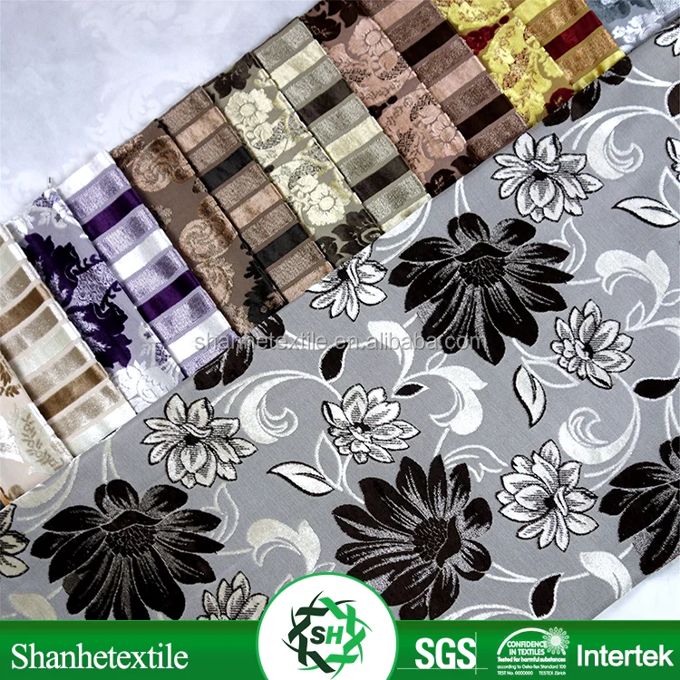 Turkish jacquard velvet cheap price embroidery textile fabric